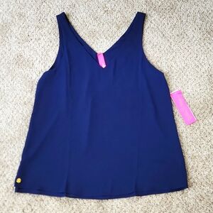 Lilly Pulitzer Women's Florin Sleeveless VNeck Top - Size S